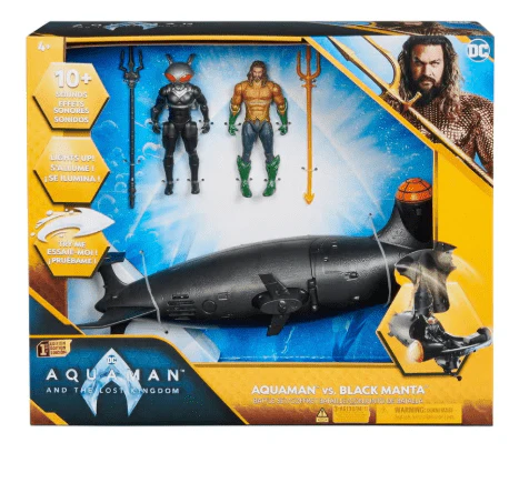 DC Comics Aquaman vs Black Manta Battle Action Figure Playset 6065636 - Image 3