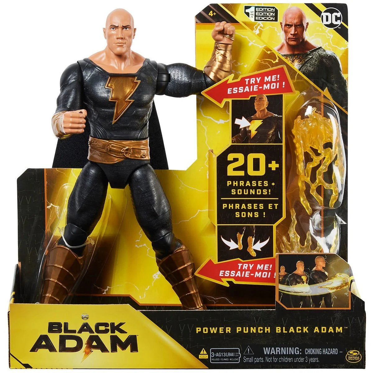 DC Comics Power Punch Black Adam Action Figure 30cm 6064880