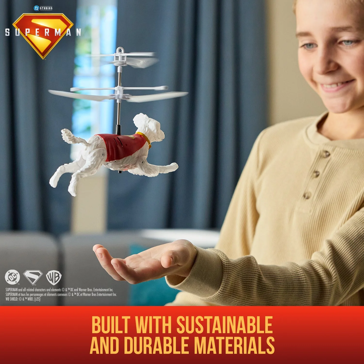 DC Comics Superman Movie Handheld Flying Krypto 6073191 - Image 3