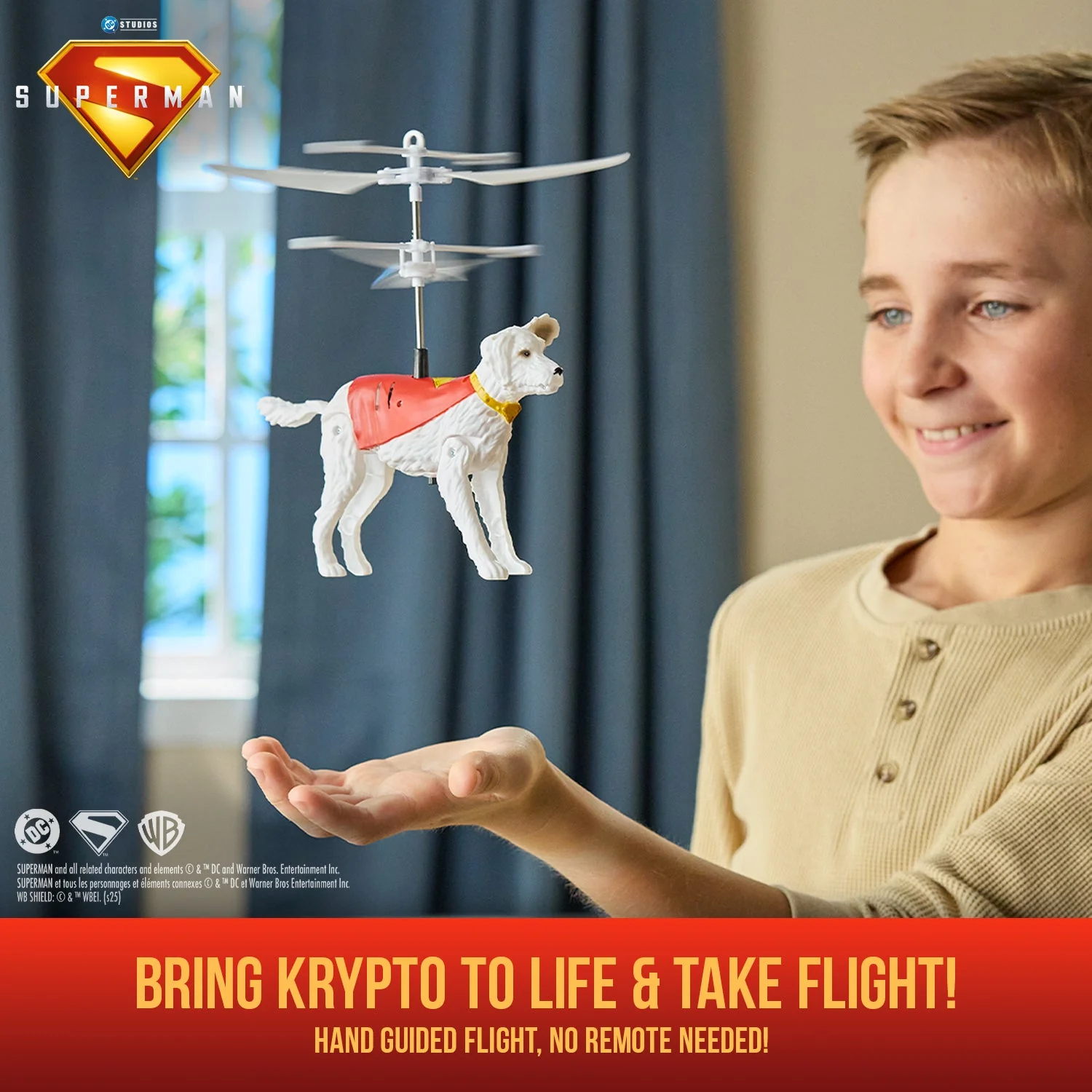 DC Comics Superman Movie Handheld Flying Krypto 6073191 - Image 5