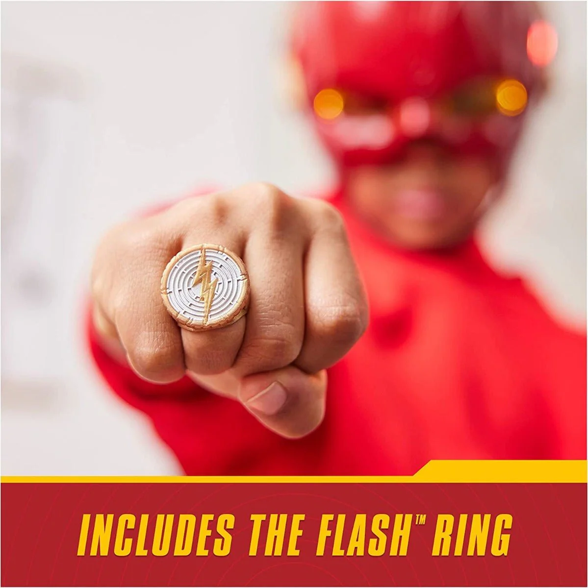 DC Comics The Flash Hero Mask And Ring Set 6065271/88606 - Image 5