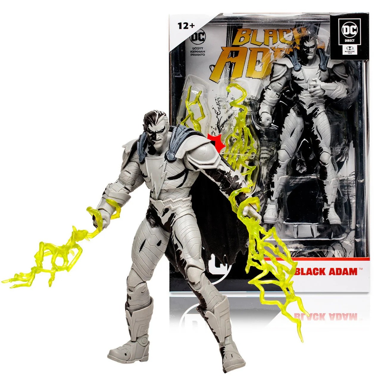 DC Direct Gold Label with Comic - Black Adam Line Art Variant 7in TMP-15894 - Image 7