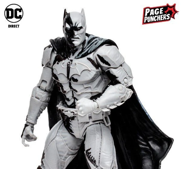 DC Direct Black Adam Gold Label with Comic - Batman Line Art Variant 7in TMP-15893 - Image 3
