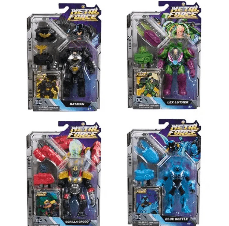DC Metal Force Action Figures 4.3 Inch Asst 6070907