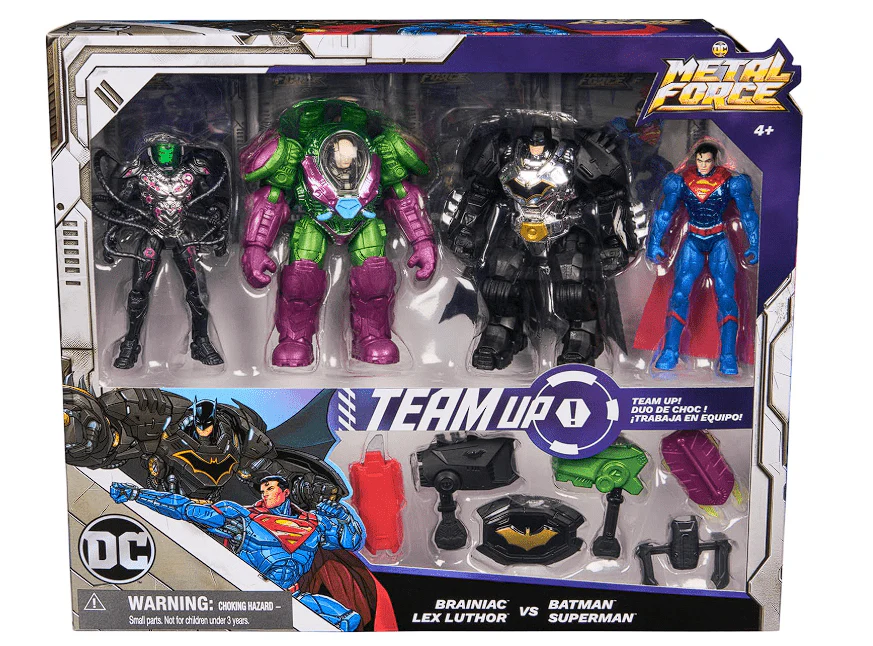 DC Metal Force Team Up Battle Pack 4 Inch 6070906