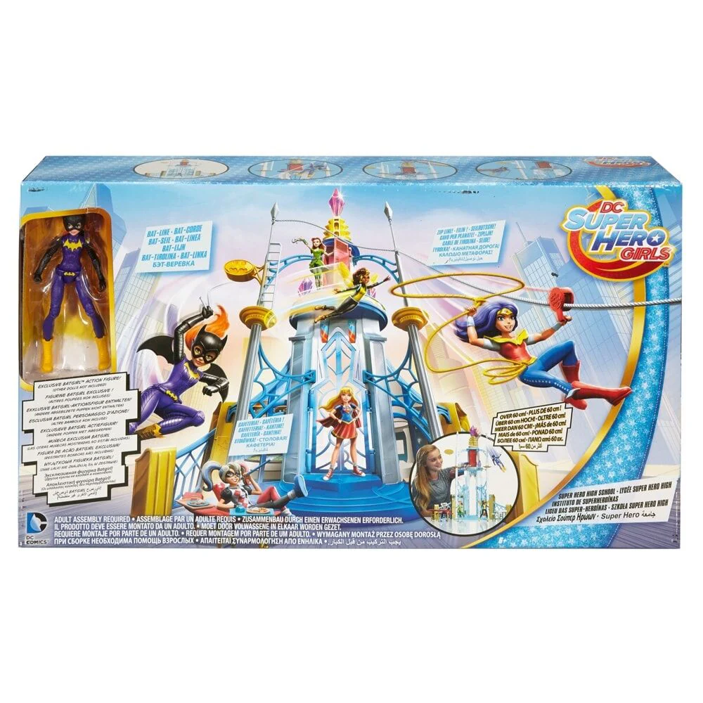 DC Super Hero Girls High School Playset & Batgirl Action Figure DMR13 - Image 2