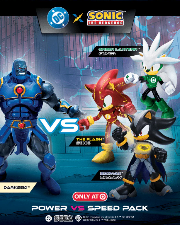 DC x Sonic 5" Figure Multipack – Power vs Speed 4-Pack (42909) - Image 11