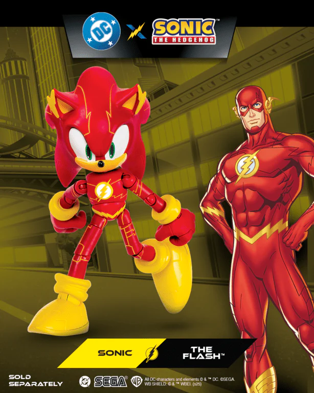 DC x Sonic 5" Figure Multipack – Power vs Speed 4-Pack (42909) - Image 8