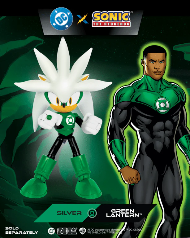 DC x Sonic 5" Figure Multipack – Power vs Speed 4-Pack (42909) - Image 9