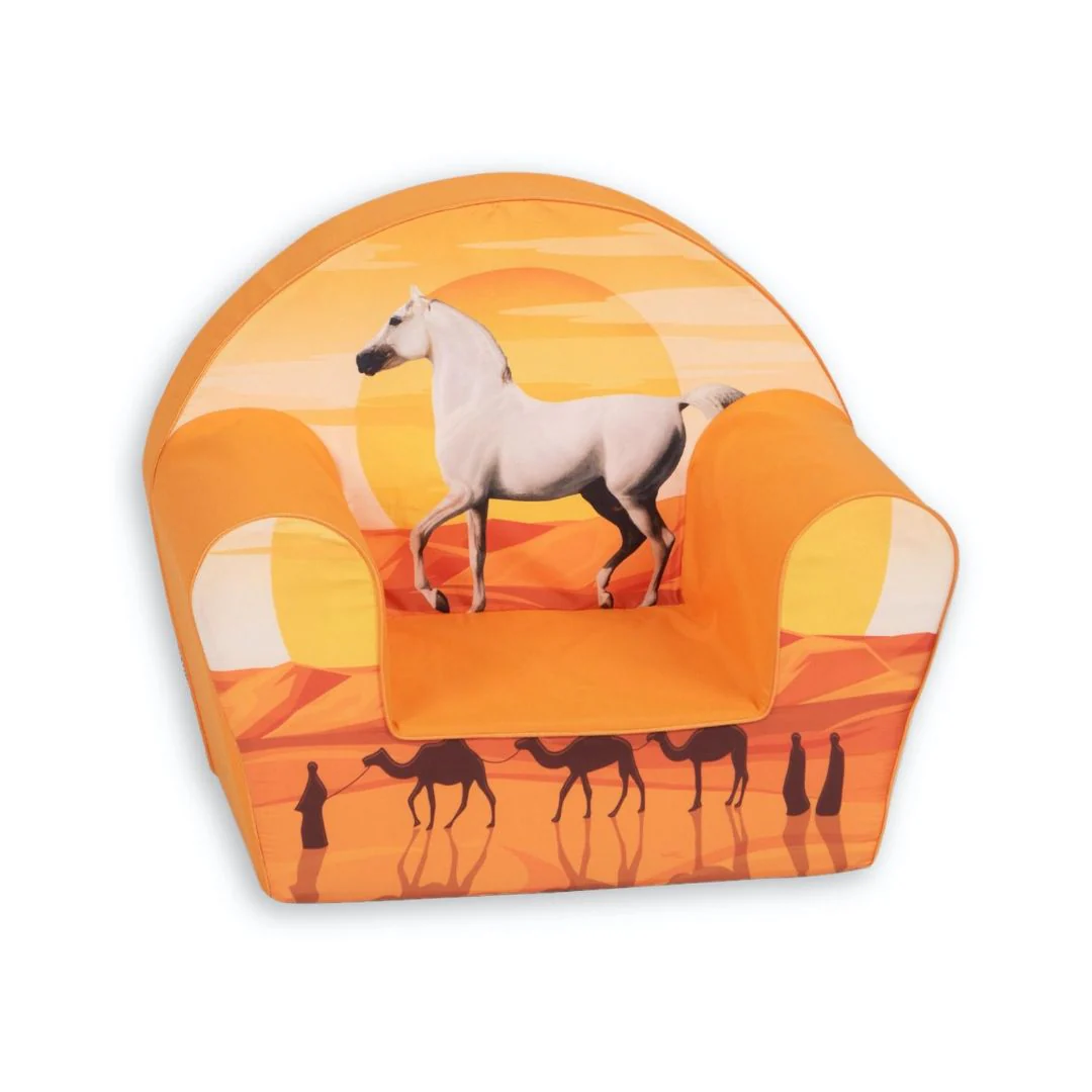 Delsit DT8 Arm Chair Arabic Horse And Camels DT8-2401DBT