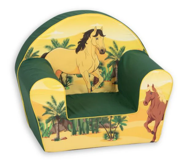Delsit DT8 Arm Chair Arabic Horses DT8-2402DBT