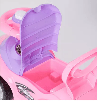 Deluxe Mega Car Ride-On Pink B4402/381A - Image 3