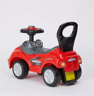 Deluxe Mega Car Ride-On Red B4402/381A - Image 3