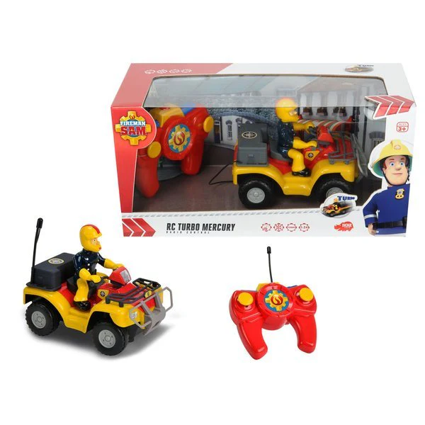 Dickie Toys Fireman Sam Quad Bike Mercury RC Car 13038