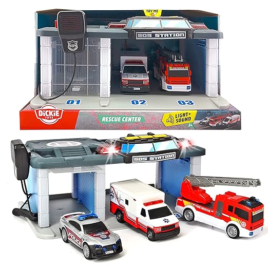 Dickie Toys International Rescue Station Playset 203718000038 - Image 2
