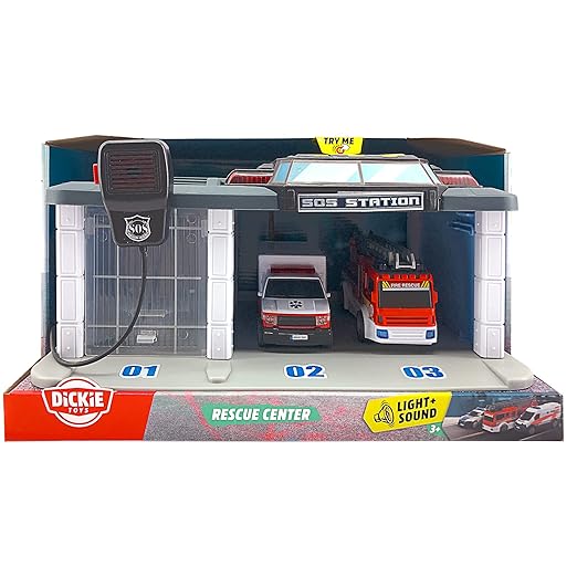 Dickie Toys International Rescue Station Playset 203718000038 - Image 3