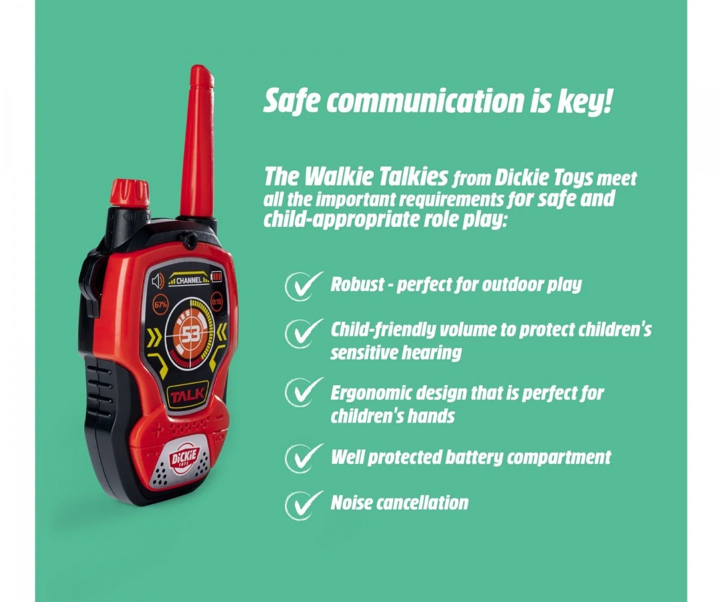 Dickie Toys Walkie Talkie Fun 201118195 - Image 2