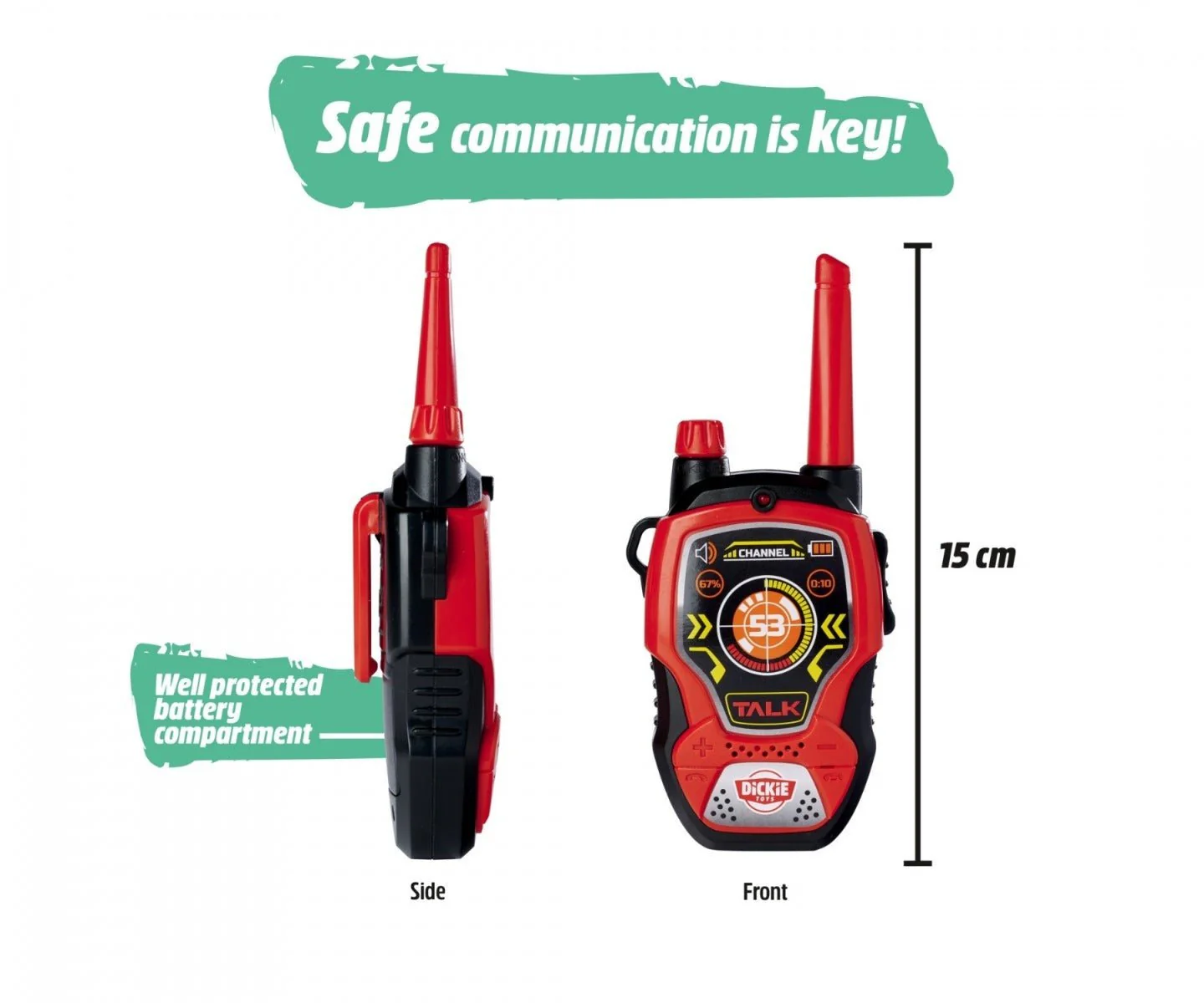 Dickie Toys Walkie Talkie Fun 201118195 - Image 3