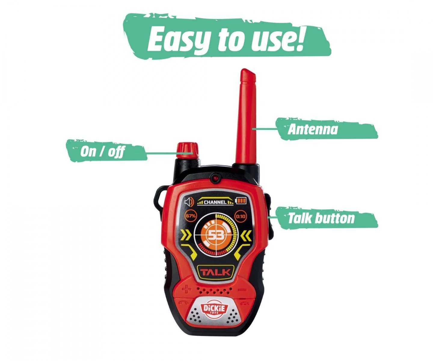 Dickie Toys Walkie Talkie Fun 201118195 - Image 4