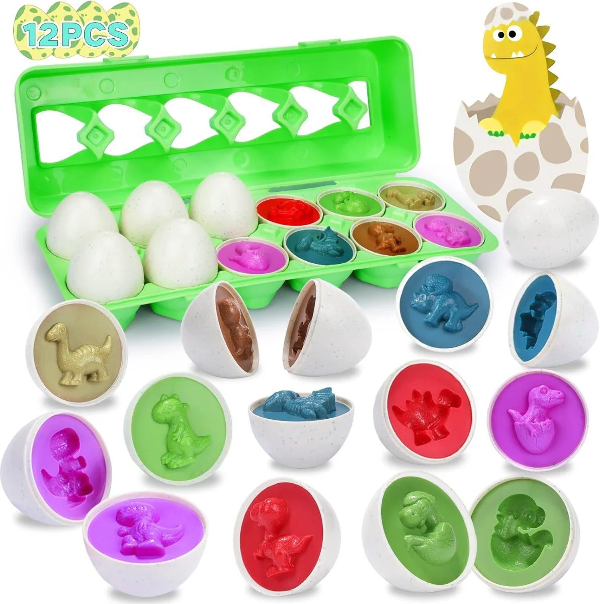Dinasaur Eggs 12pcs DF16