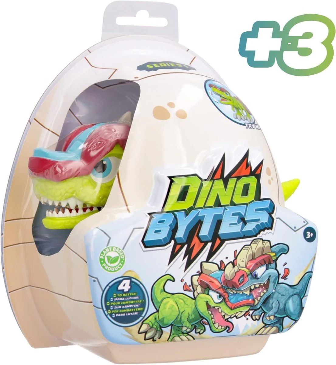 Dinobytes Battle Dino - Green 910119 - Image 2