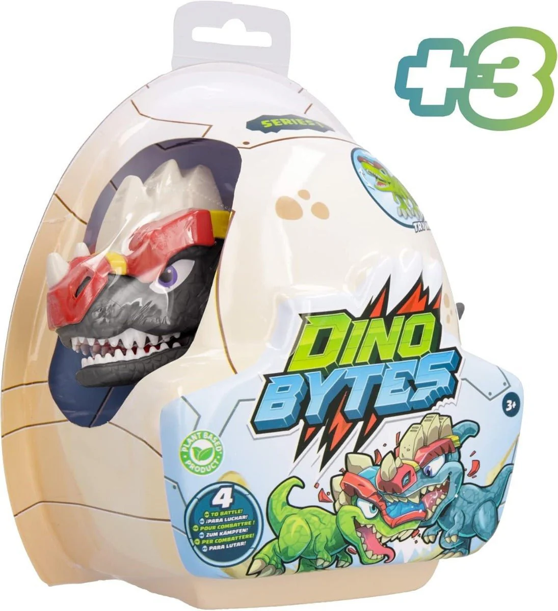 Dinobytes Battle Dino - Grey 910140 - Image 2
