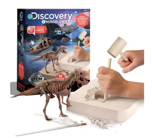 Discovery Mindblown T-Rex Dinosaur Excavation Kit Skeleton 10-Piece 3D Puzzle 1423004871 - Image 3
