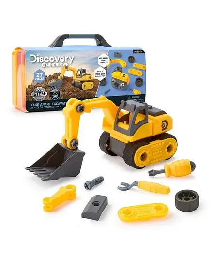 Discovery Toy Diy Construction Set Excavator 27-Pcs 1423021680
