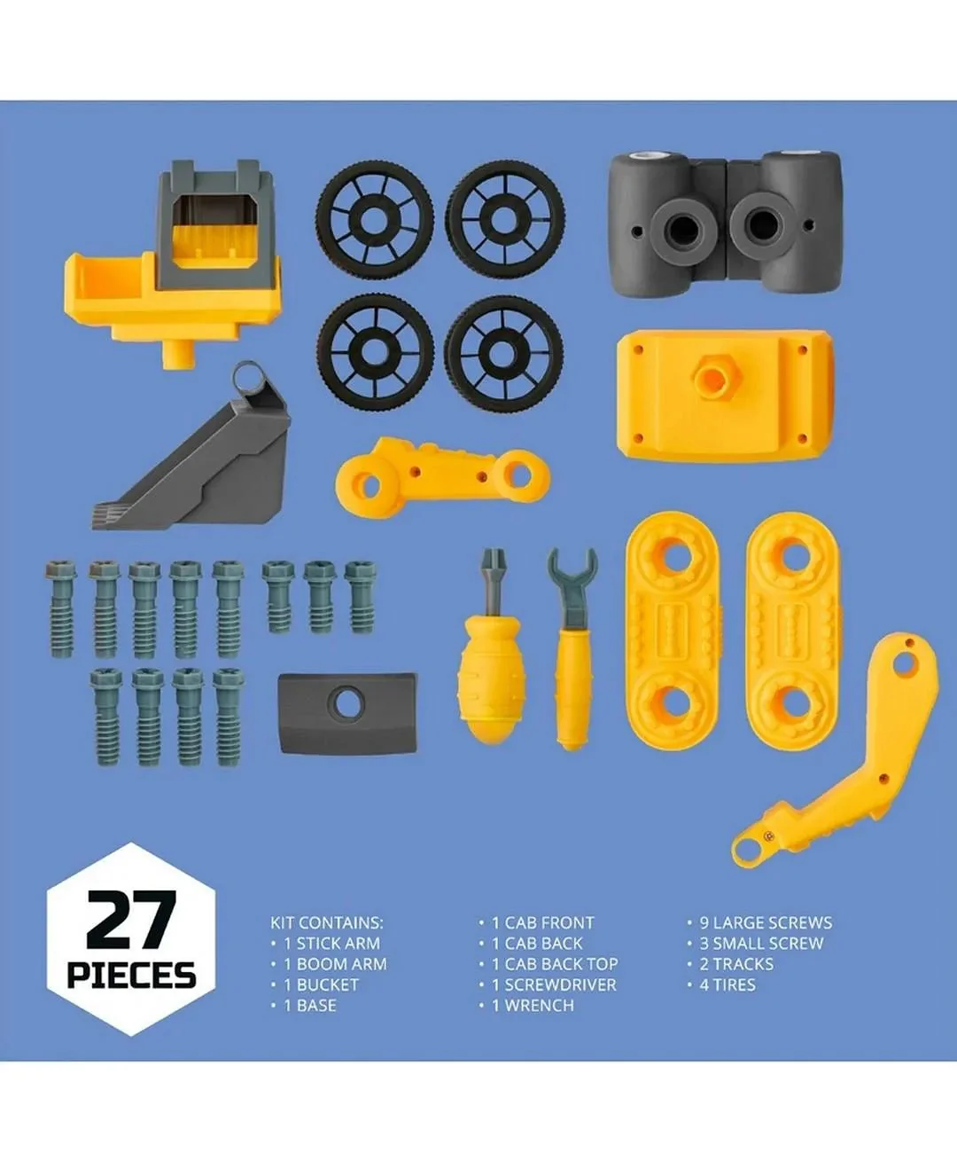 Discovery Toy Diy Construction Set Excavator 27-Pcs 1423021680 - Image 4