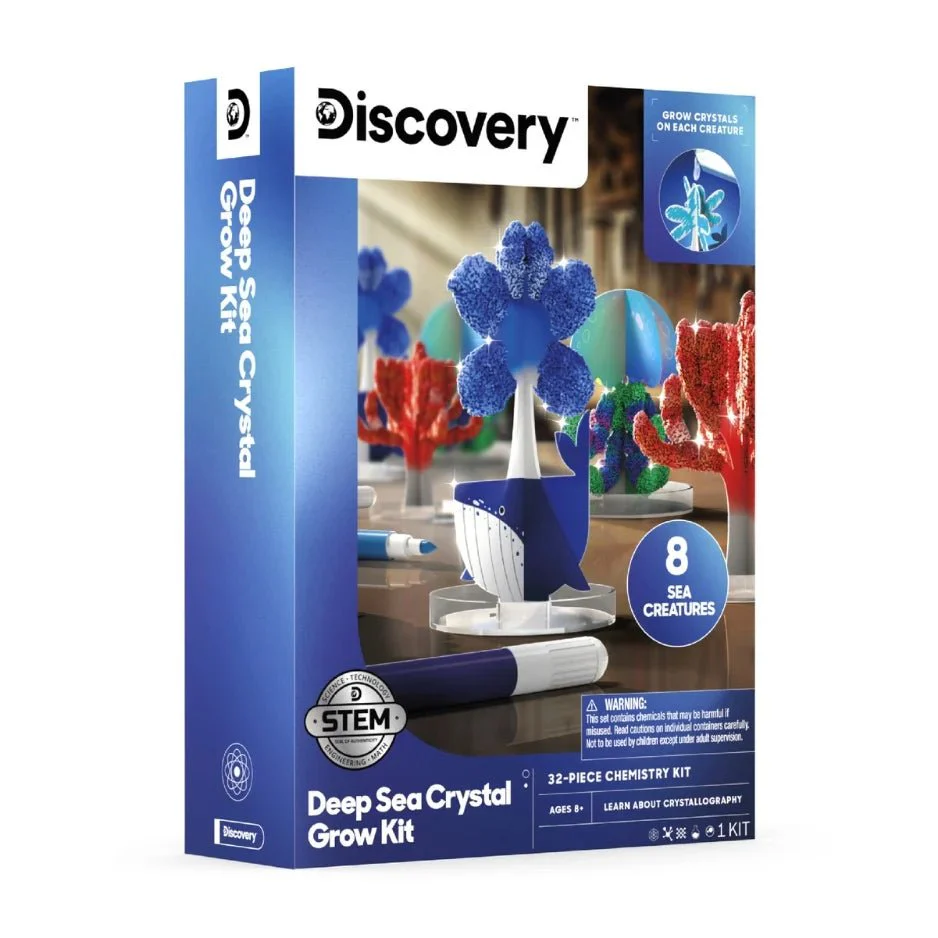 Discovery Toy Diy Crystal Grow Kit Sea Creations  8-Creatures 1456023510
