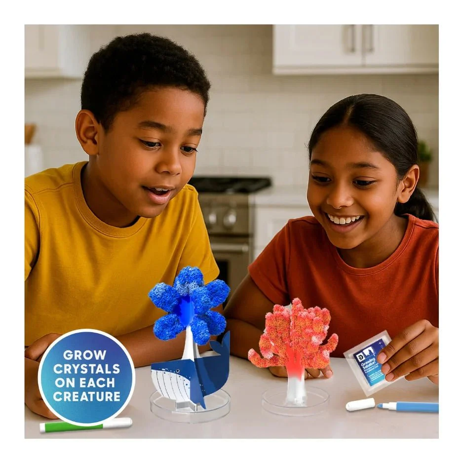 Discovery Toy Diy Crystal Grow Kit Sea Creations  8-Creatures 1456023510 - Image 5