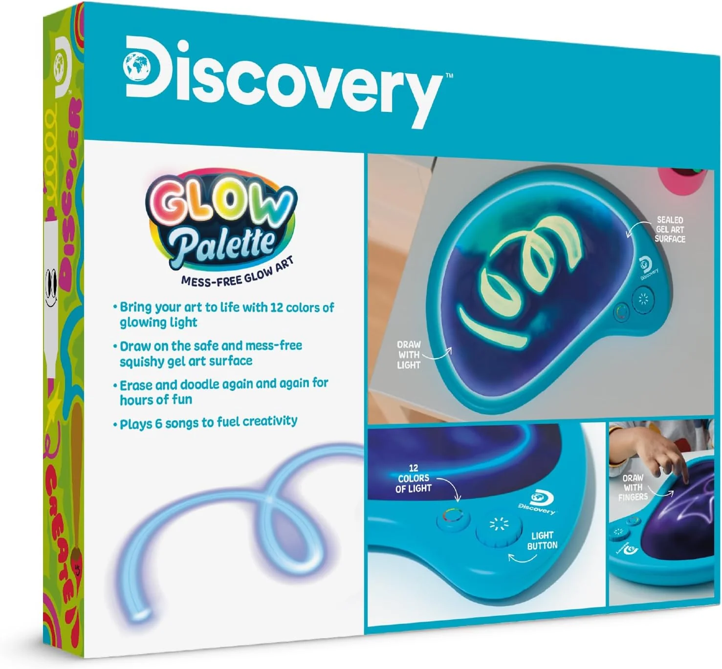 Discovery Toy Drawing Glow Palette Mess Free 1306020840 - Image 8