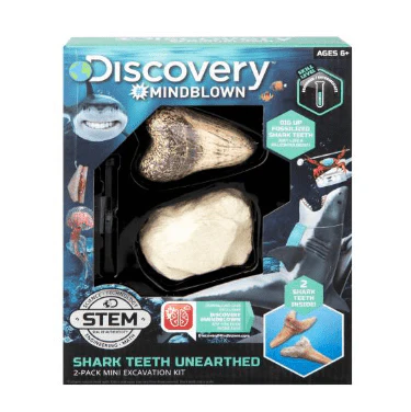 Discovery Toy Excavation Kit Mini Shark Tooth 2-Pcs 1423004791
