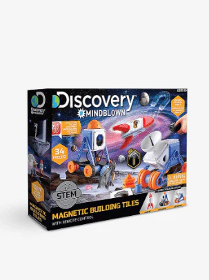 Discovery Toy Magnetic Tiles With Remote Control 1423005751
