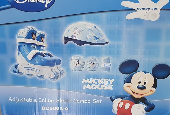 Disney Adjustable Inline Skate Combo Set Minnie/Mickey Size 34-37 DC5003-A/B 40050018-101