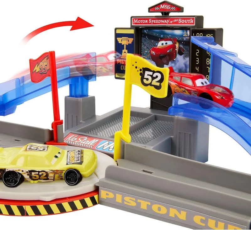 Disney And Pixar Cars Piston Cup Stunting Speedway Playset JHL42 - Image 5