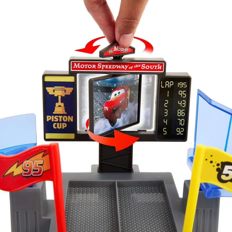 Disney And Pixar Cars Piston Cup Stunting Speedway Playset JHL42 - Image 6