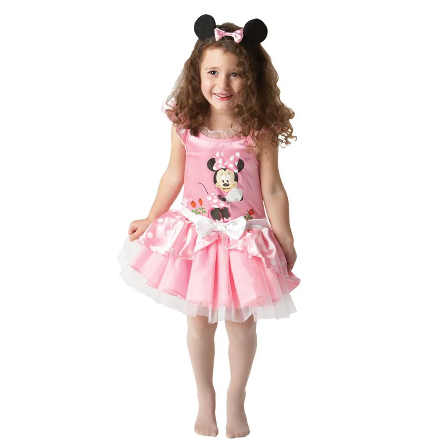 Disney Baby Toddler Minnie Mouse Pink Ballerina Dress (S/M/L)