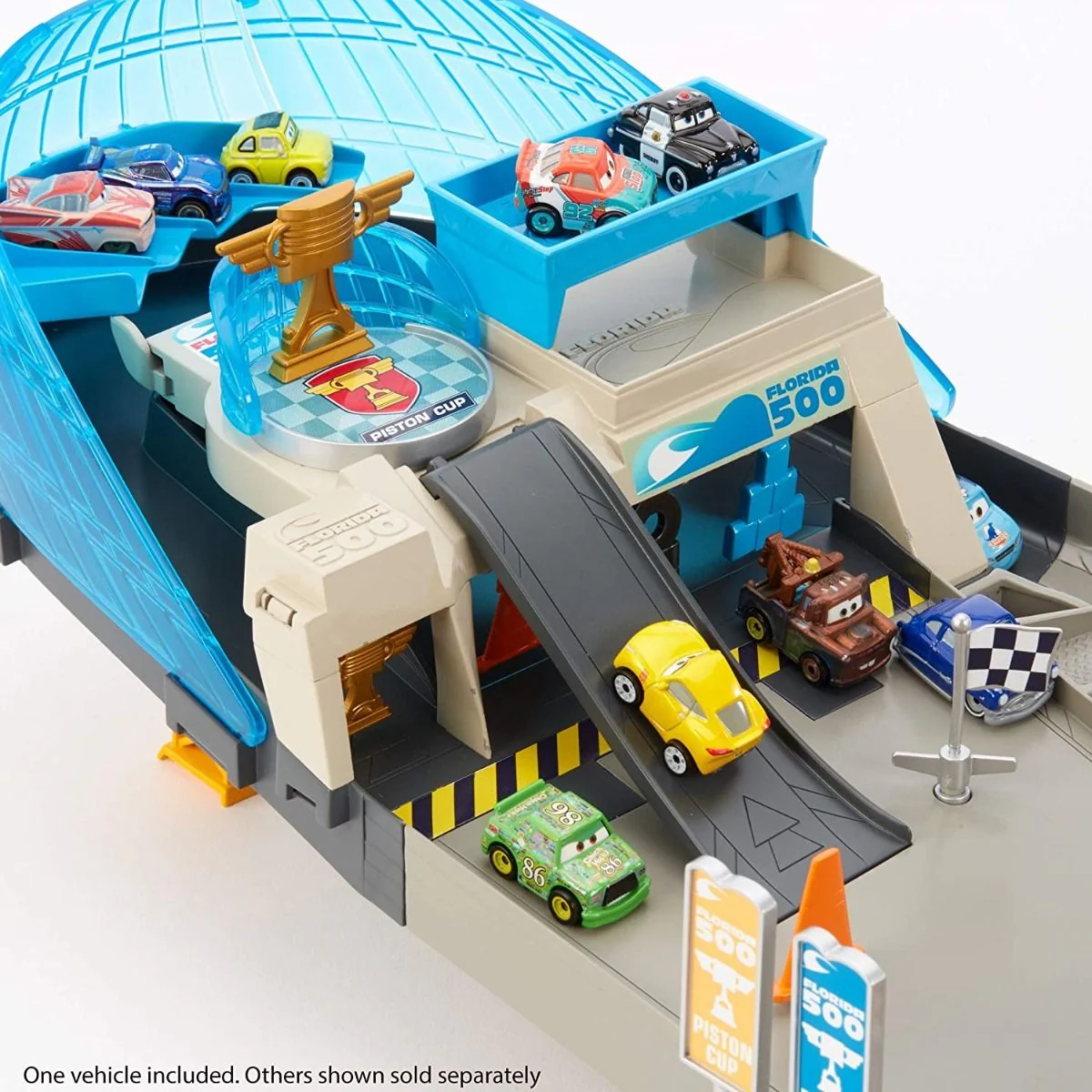 Disney Cars Mini Racers Rollin Raceway Playset FPR05 - Image 6