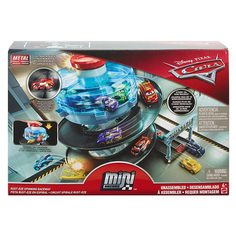 Disney Cars Mini Racers Rust-Eze Spinning Raceway Playset FYN86 - Image 2