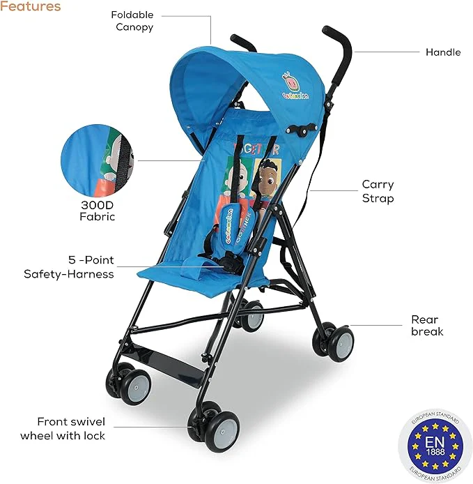 Disney Cocomelon Buggy Stroller B801FT - Image 6