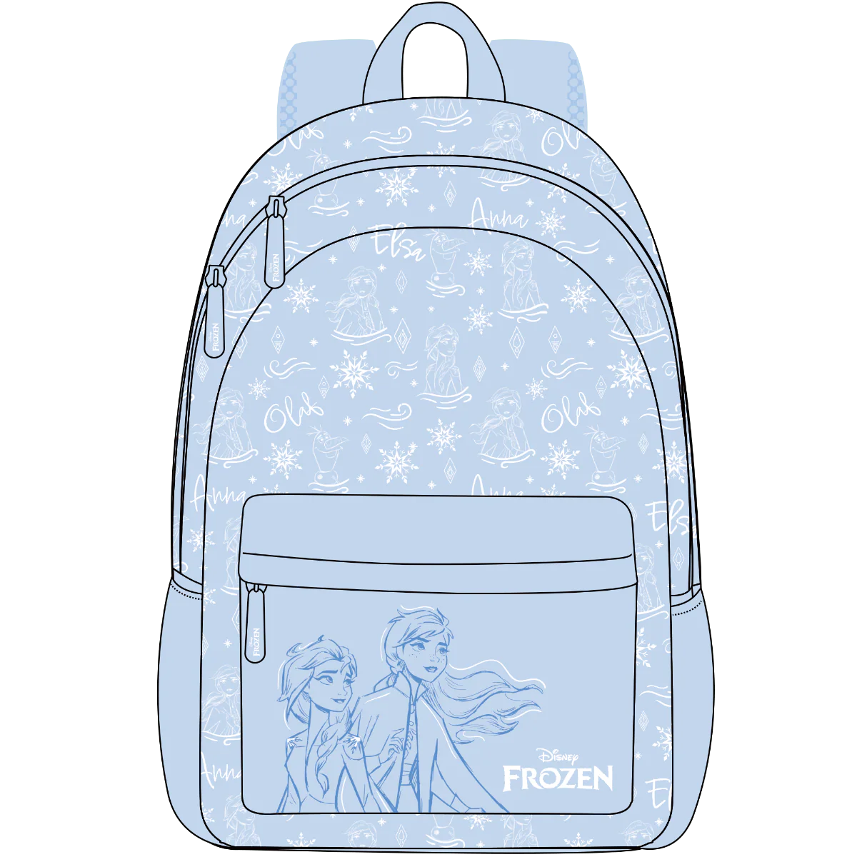 Disney Frozen 4-Pcs Backpack Set JR-Set4-4103