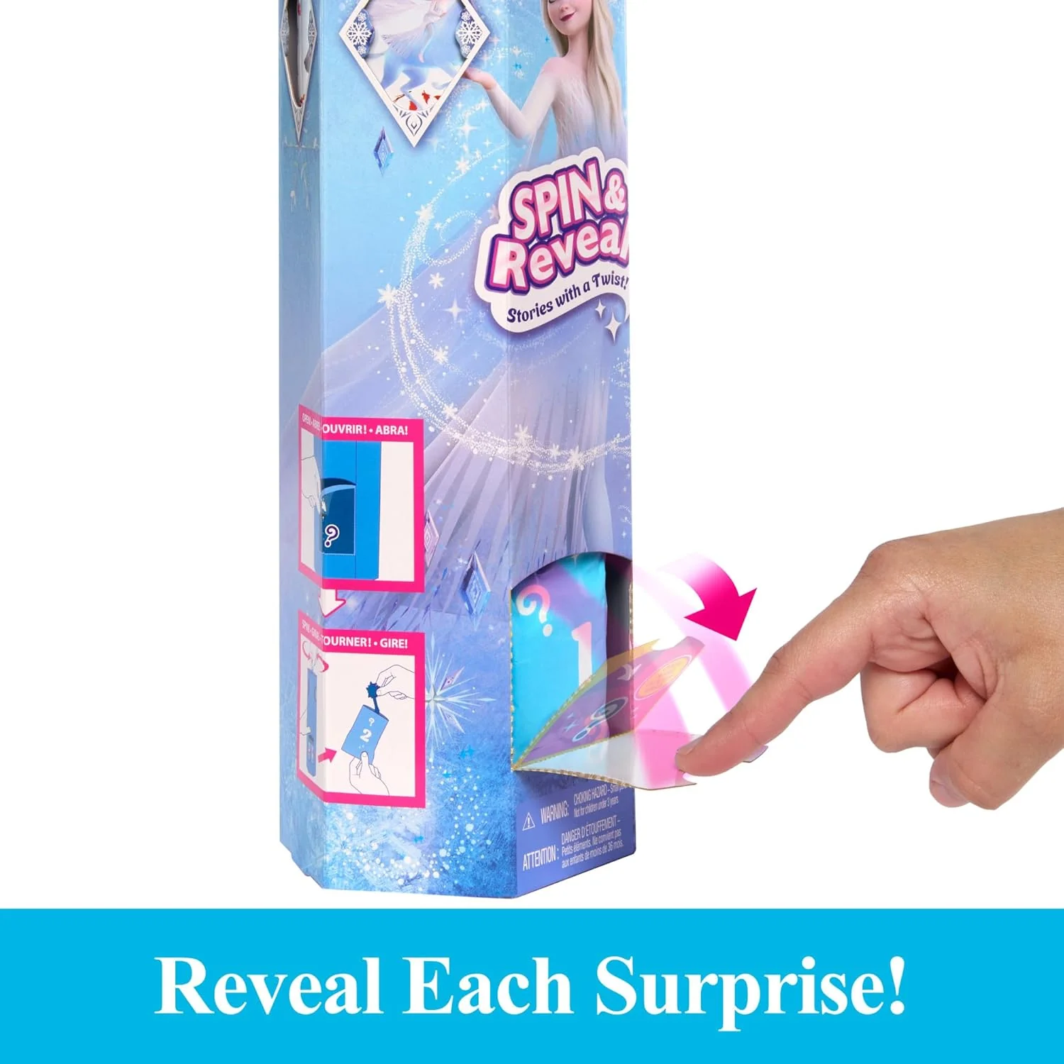 Disney Frozen Elsa Spin & Reveal Doll - Image 4