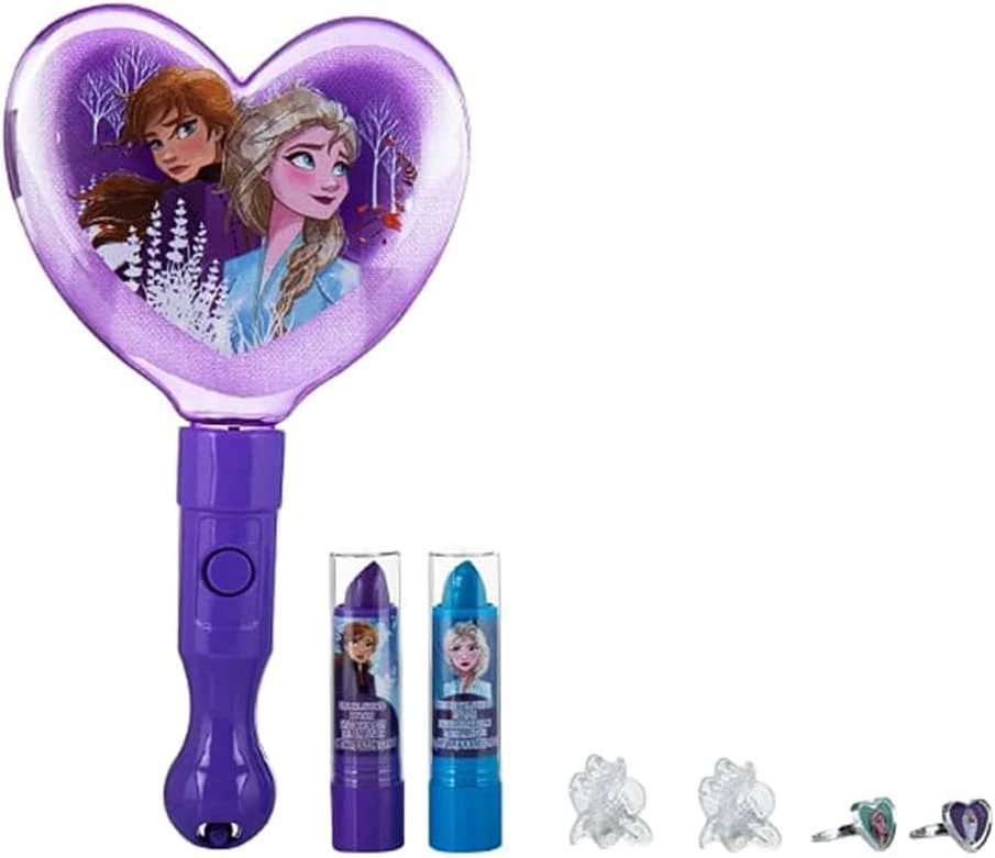 Disney Frozen Lip Balm With Mirror And Accessories Set - Image 4