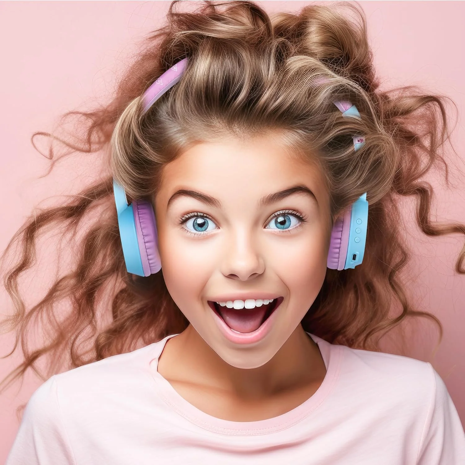Disney Frozen Padded Bluetooth Headphones DY-9938-FZ - Image 8