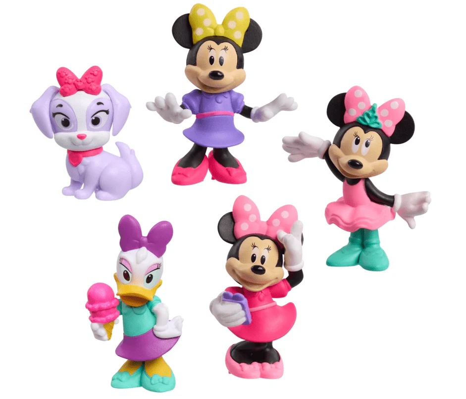 Disney Junior Minnie Mouse 5 Pack Figures Deluxe 89854 - Image 2