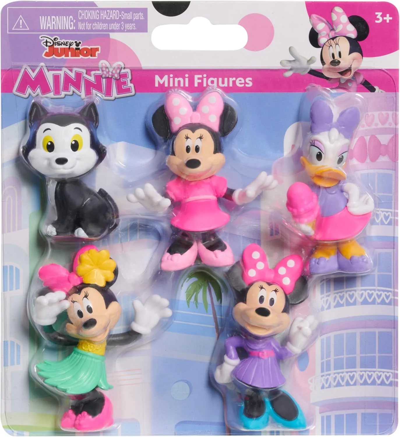 Disney Junior Minnie Mouse 5 Pack Mini Figure Set 88044 - Image 4