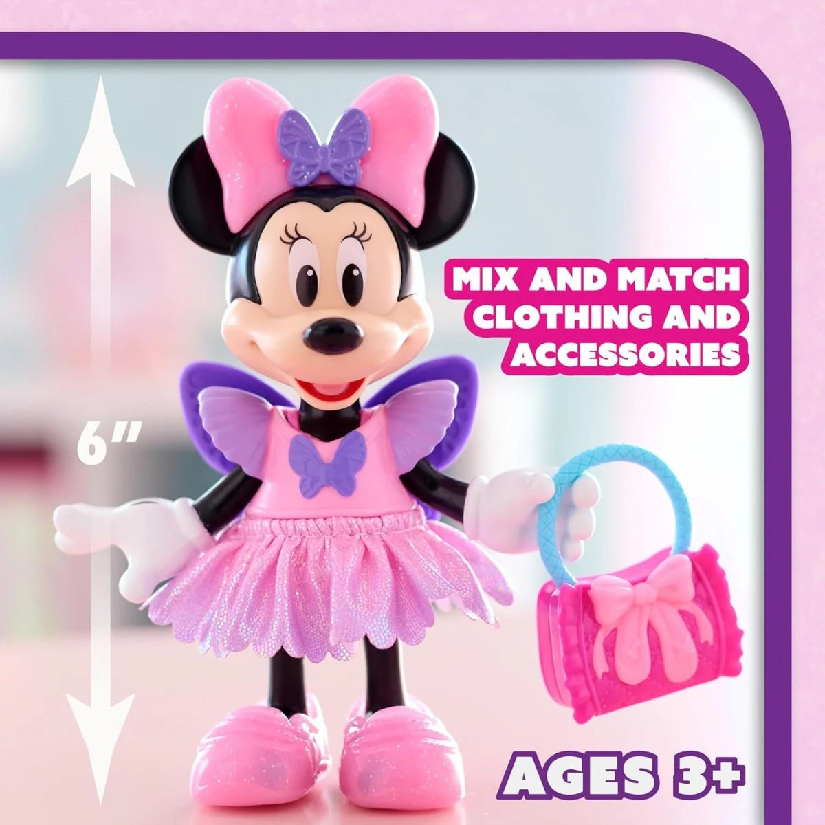 Disney Junior Minnie Mouse Fabulous Fashion Doll - Ballerina JP-88198 - Image 3