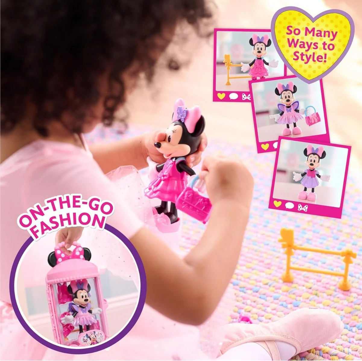 Disney Junior Minnie Mouse Fabulous Fashion Doll - Ballerina JP-88198 - Image 5