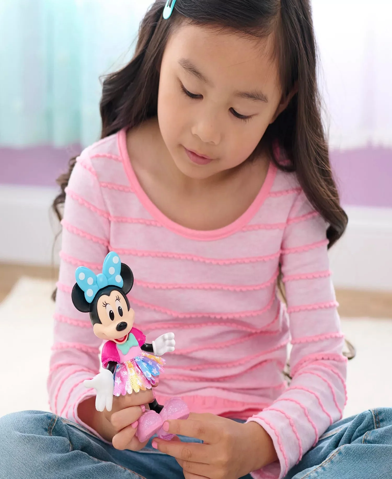 Disney Junior Minnie Mouse Groom & Glam Pony Set 88239 - Image 3